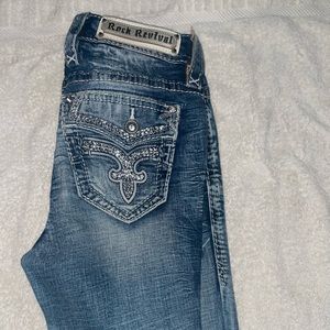 Rock revival jeans size 26 lightly worn